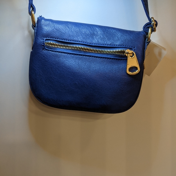 Women's Fiore hand bag Navy Blue and Gold - Picture 5 of 7